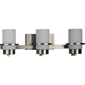 PP300415009 Reiss 3 Bulb Bathroom Lighting - Brushed Nickel PP300415009 Reiss 3 Bulb Bathroom Lighting - Brushed Nickel