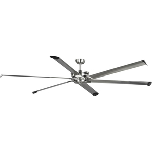 PP250030009 Huff Oversize Fan (60'' and Larger) Ceiling Fan - Brushed Nickel PP250030009 Huff Oversize Fan (60'' and Larger) Ceiling Fan - Brushed Nickel