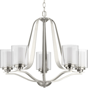 PP400095009 Kene Mid Sized Chandelier Chandelier - Brushed Nickel PP400095009 Kene Mid Sized Chandelier Chandelier - Brushed Nickel