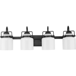 PP30044131M Fessler 4 or More Bulb Bathroom Lighting - Matte Black