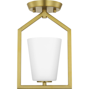 PP350259191 Vertex Semi Flush Mount Ceiling Light - Brushed Gold