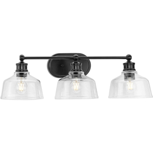 PP30039731M Singleton 3 Bulb Bathroom Lighting - Matte Black