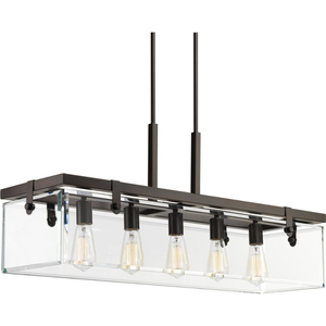 PP400116020 Glayse Linear Pendant Pendant Light - Antique Bronze PP400116020 Glayse Linear Pendant Pendant Light - Antique Bronze