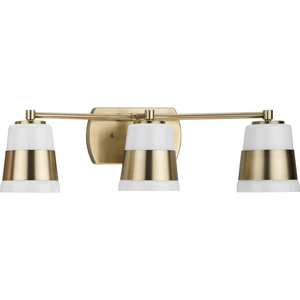 PP300444163 Haven 3 Bulb Bathroom Lighting - Vintage Brass