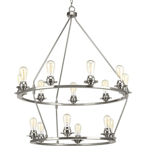 PP400017009 Debut Large Foyer Chandelier Chandelier - Brushed Nickel PP400017009 Debut Large Foyer Chandelier Chandelier - Brushed Nickel