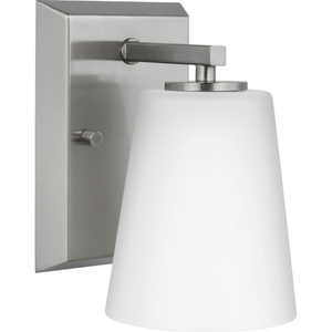 PP300461009 Vertex 1 Bulb Wall Sconce - Brushed Nickel