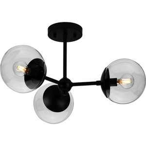 PP35023531M Atwell Semi Flush Mount Ceiling Light - Matte Black PP35023531M Atwell Semi Flush Mount Ceiling Light - Matte Black