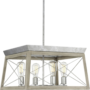 PP400047141 Briarwood Mid Sized Chandelier Chandelier - Galvanized Finish