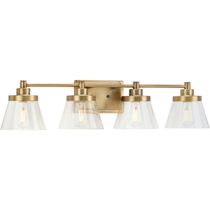 PP300351163 Hinton 4 or More Bulb Bathroom Lighting - Vintage Brass