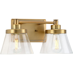 PP300349163 Hinton 2 Bulb Bathroom Lighting - Vintage Brass