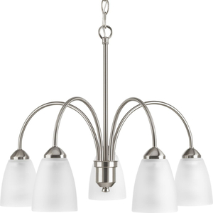 PP473509 Gather Mid Sized Chandelier Chandelier - Brushed Nickel