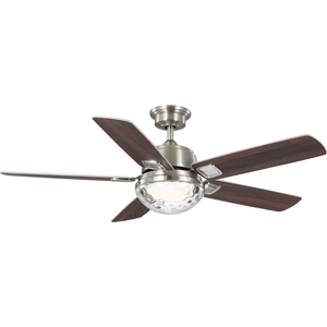 PP250104009CS Tompkins Large Fan (52'' to 59'') Ceiling Fan - Brushed Nickel