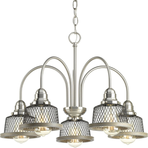 PP400074009 Tilley Mid Sized Chandelier Chandelier - Brushed Nickel PP400074009 Tilley Mid Sized Chandelier Chandelier - Brushed Nickel