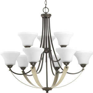 PP400013020 Noma Large Foyer Chandelier Chandelier - Antique Bronze