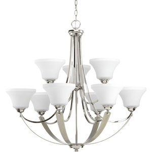 PP400013104 Noma Large Foyer Chandelier Chandelier - Polished Nickel