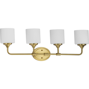 PP2804191 Lynzie 4 or More Bulb Bathroom Lighting - Brushed Gold