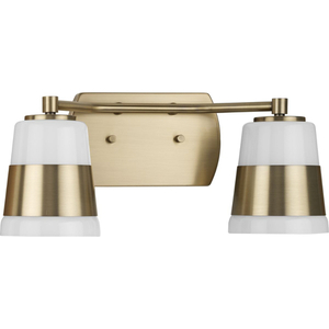 PP300443163 Haven 2 Bulb Bathroom Lighting - Vintage Brass