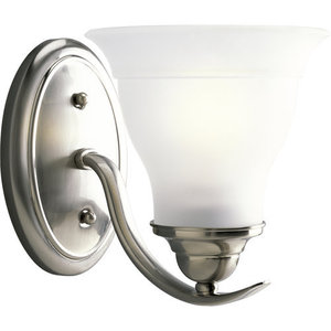 PP319009 Trinity 1 Bulb Wall Sconce - Brushed Nickel