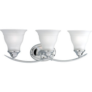 PP319215 Trinity 3 Bulb Bathroom Lighting - Polished Chrome