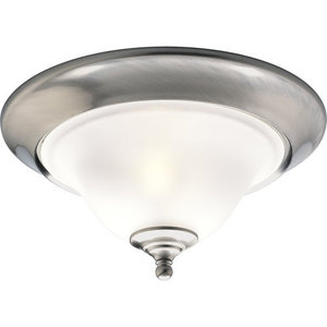 PP347609 Trinity Flush Mount Ceiling Light - Brushed Nickel PP347609 Trinity Flush Mount Ceiling Light - Brushed Nickel