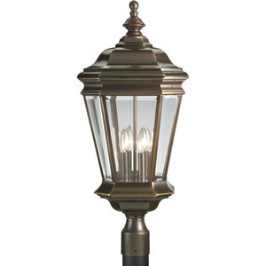 PP5474108 Crawford Post Light Post Lights - Oil Rubbed Bronze