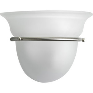 PP718109 Torino 1 Bulb Wall Sconce - Brushed Nickel PP718109 Torino 1 Bulb Wall Sconce - Brushed Nickel