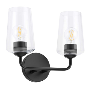 PP300540031 Celino 2 Bulb Bathroom Lighting - Black