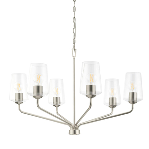 PP400443009 Celino Mid Sized Chandelier Chandelier - Brushed Nickel