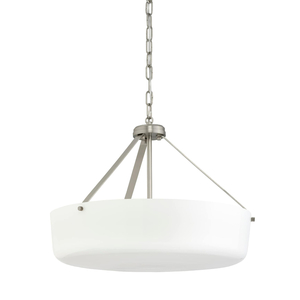 PP500508009 Lieon Flush Mount Ceiling Light - Brushed Nickel