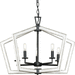 Progress PP40030131M Matte Black Mid Sized Chandelier