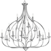 Progress PP400110015 Polished Chrome Large Foyer Chandelier