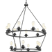 Progress PP400017143 Graphite Large Foyer Chandelier