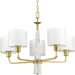 Progress PP400098078 Vintage Gold Mid Sized Chandelier