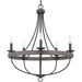 Progress PP400158143 Graphite Mid Sized Chandelier