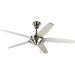 Progress PP253009 Brushed Nickel Large Room Fan (52'' to 59'')