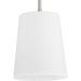 Progress PP500429009 Brushed Nickel Down Light Pendant