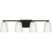 Progress PP30046431M Matte Black 4 or more Bulb Bathroom Light