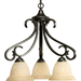 Progress PP440577 Forged Bronze Mini Chandelier