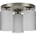 Progress PP350238009 Brushed Nickel Flush Mount Ceiling Light