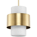 Progress PP500398109 Brushed Bronze Down Light Pendant