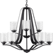 Progress PP400096143 Graphite Mid Sized Chandelier