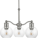 Progress PP400146104 Polished Nickel Mini Chandelier