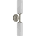 Progress PP710116009 Brushed Nickel 2 Bulb Bathroom Light
