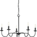 Progress PP40029131M Matte Black Mid Sized Chandelier