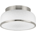 Progress PP350255009 Brushed Nickel Flush Mount Ceiling Light