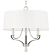 Progress PP400150009 Brushed Nickel Mini Chandelier