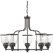 Progress PP400136020 Antique Bronze Mid Sized Chandelier
