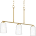 Progress PP400348012 Satin Brass Mini Chandelier