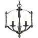 Progress PP470931 Black Mini Chandelier