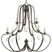 Progress PP400088020 Antique Bronze Mid Sized Chandelier